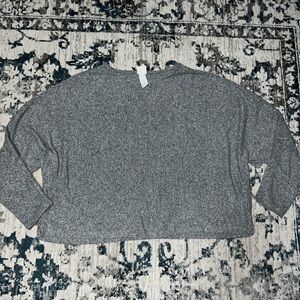 Grey Knit Top